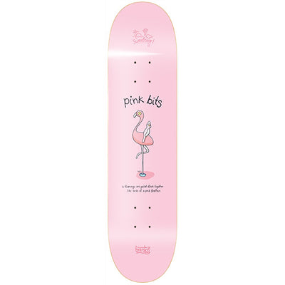 Sweetheart Flamingo Comic Skateboard Deck