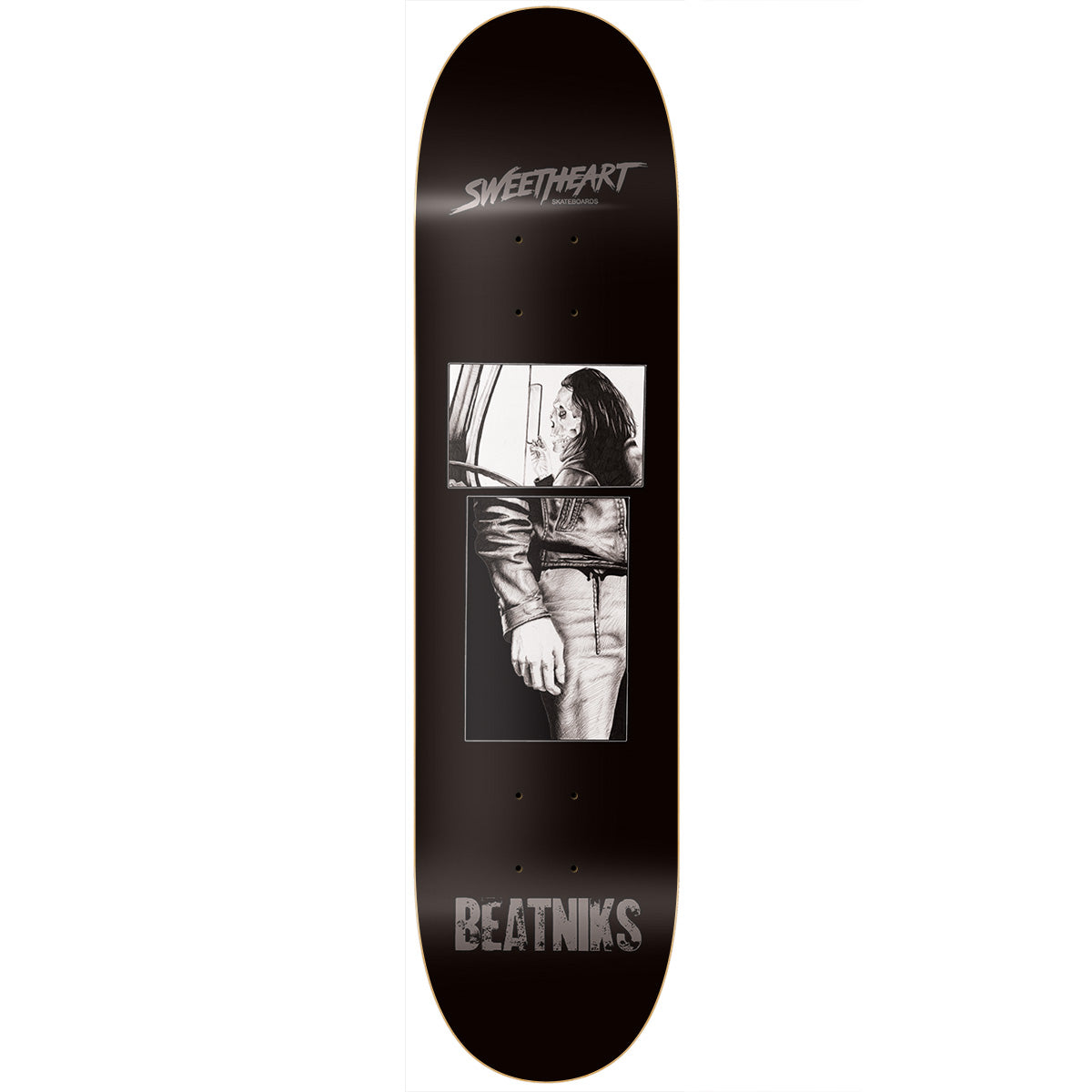 Sweetheart x Beatniks Driving Dead Skateboard Deck