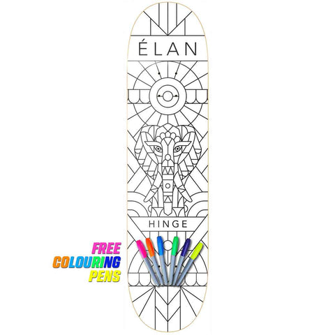 élan Hinge Elephant Colour In Skateboard Deck