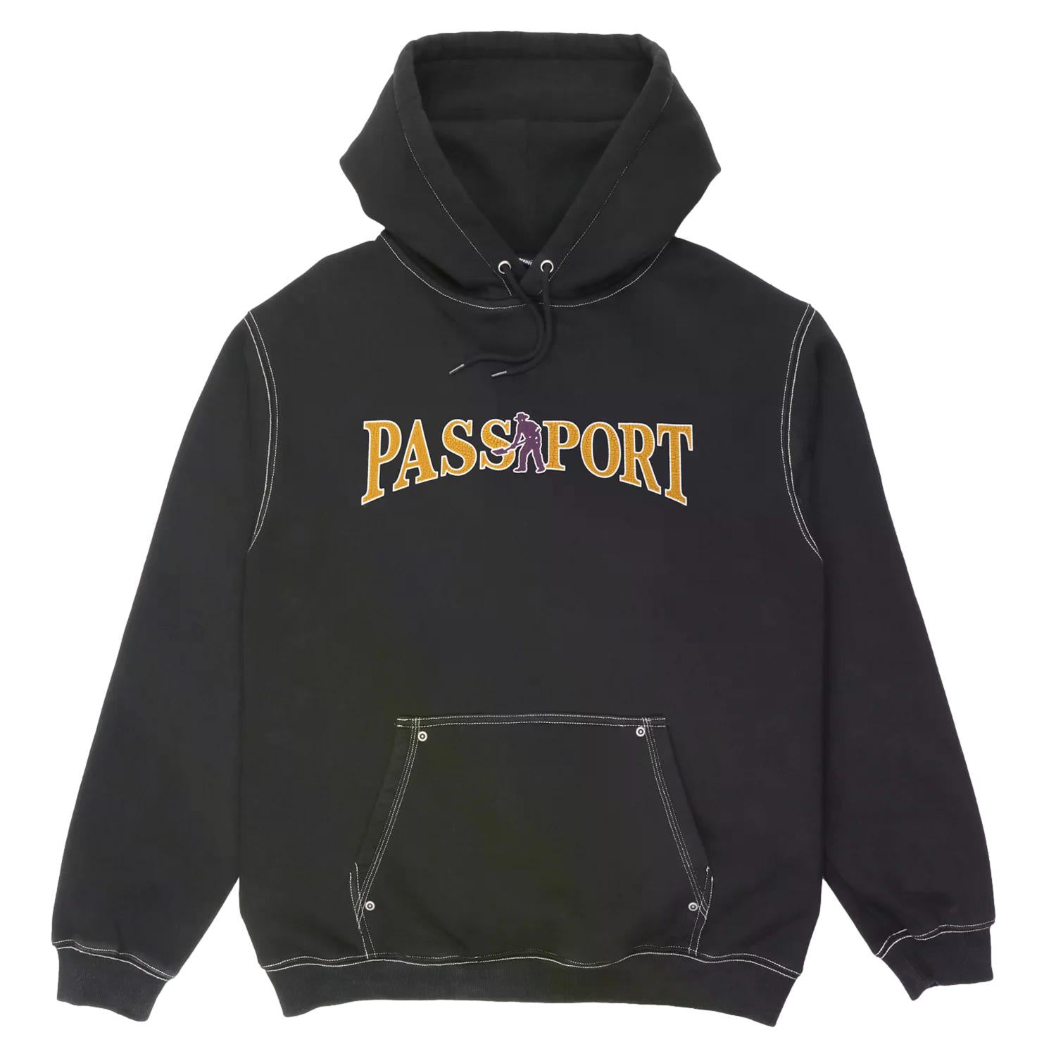 Pass-Port Official Contrast Hood Washed Black