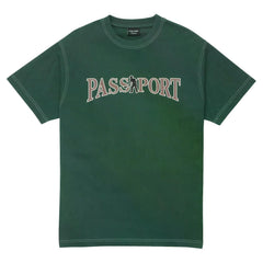 Pass-port Official Contrast T-Shirt Washed Forest Green