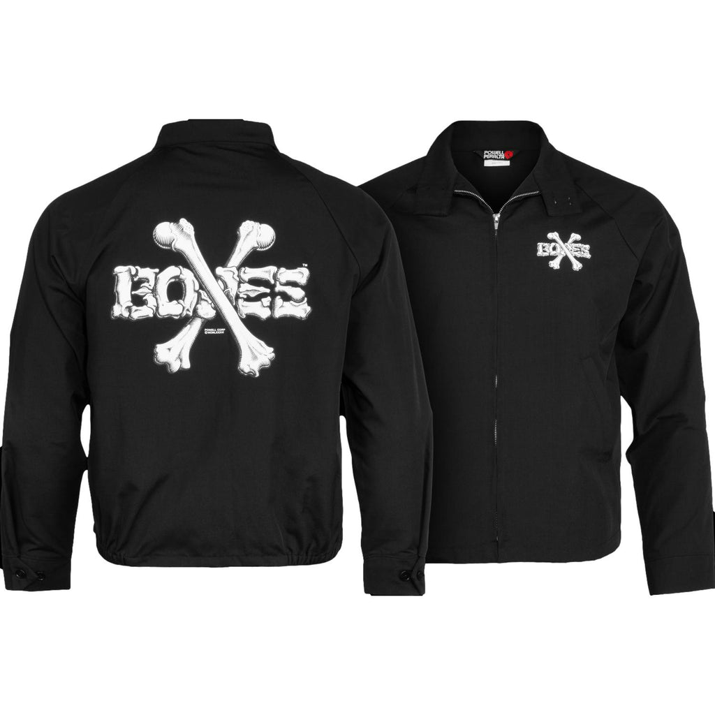 新品 POWELL PERALTA BONES OG JACKET M Powell Peralta Cross Bones Jacket Black