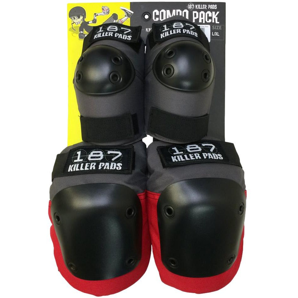 187 Combo Pack Grey Red