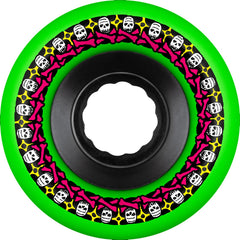 Bones Rough Riders Skulls Skateboard Wheels 56mm x 80A ATF Green