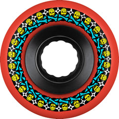 Bones Rough Riders Skulls Skateboard Wheels 56mm x 80A ATF Red