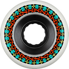 Bones Rough Riders Skulls Skateboard Wheels 56mm x 80A ATF White