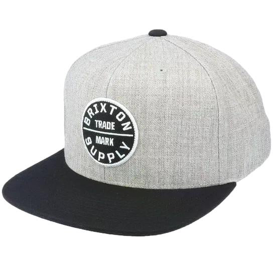 Brixton Oath III Snapback Heather Grey / Black