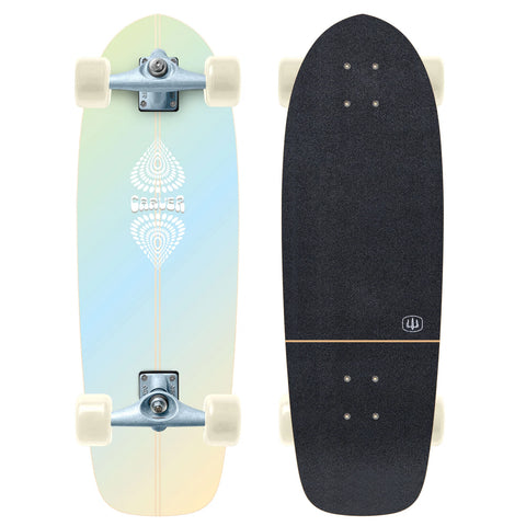 Carver Cosmic Haze Surf Skate CX Impala Blue Complete 31.25" x 10.125"