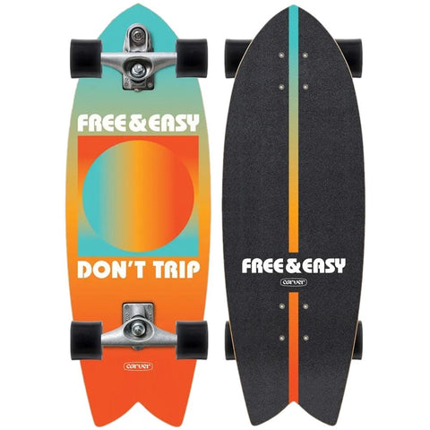 Carver Free & Easy Gradient Sun C7 Surf Skate 9.75" x 29.25"