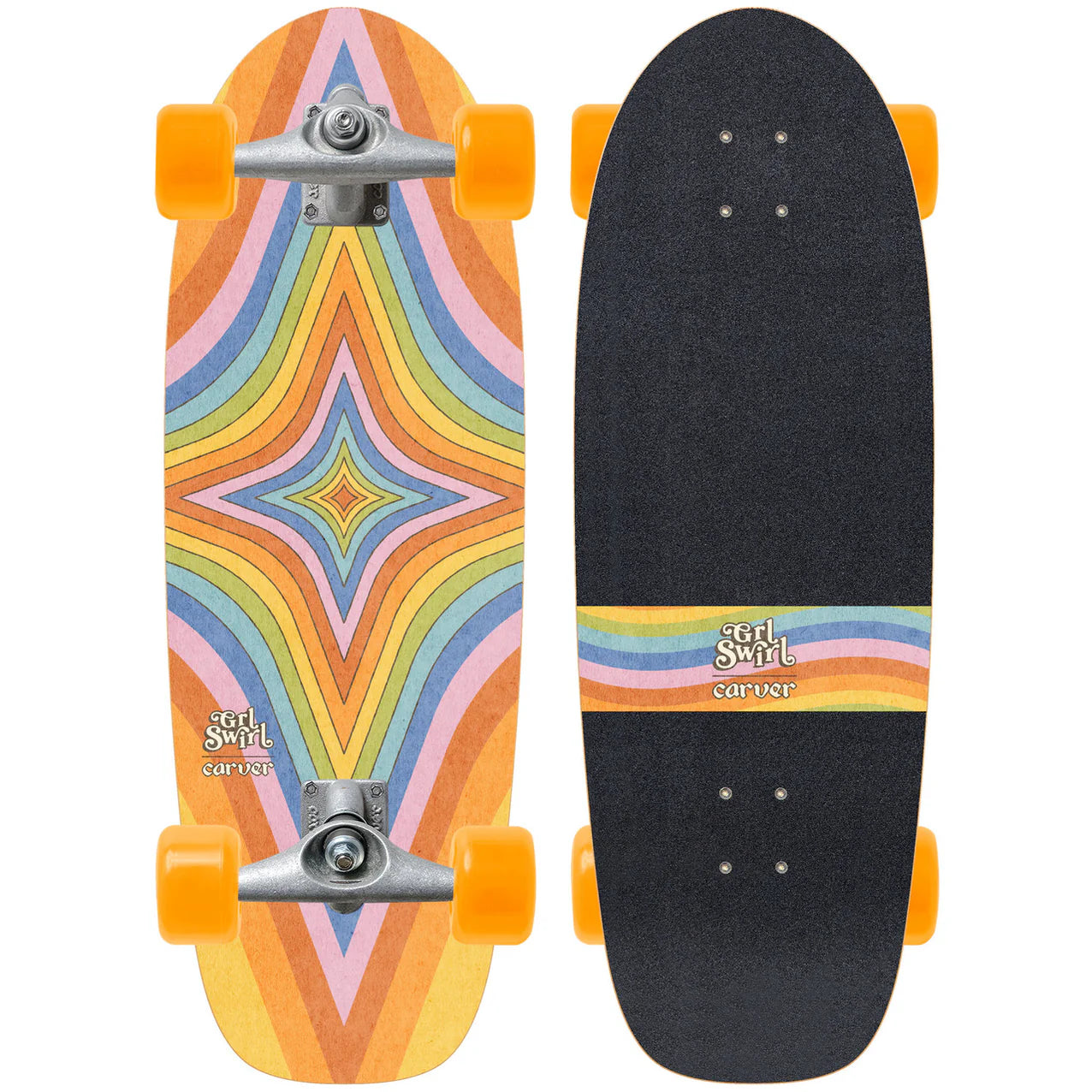 Carver GRLSWIRL Daydream Surfskate CX Complete 28" x 9.25"