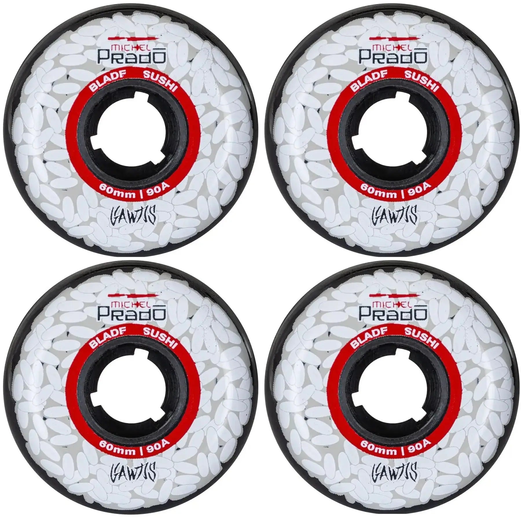 Gawds Michel Prado II Wheels 60mm 90a 4 Pack