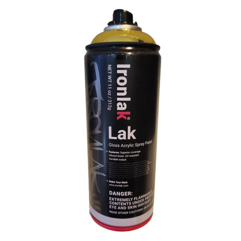 Ironlak Aerosol Spray Paint Gold - Da Klinic Online | Skate Specialists