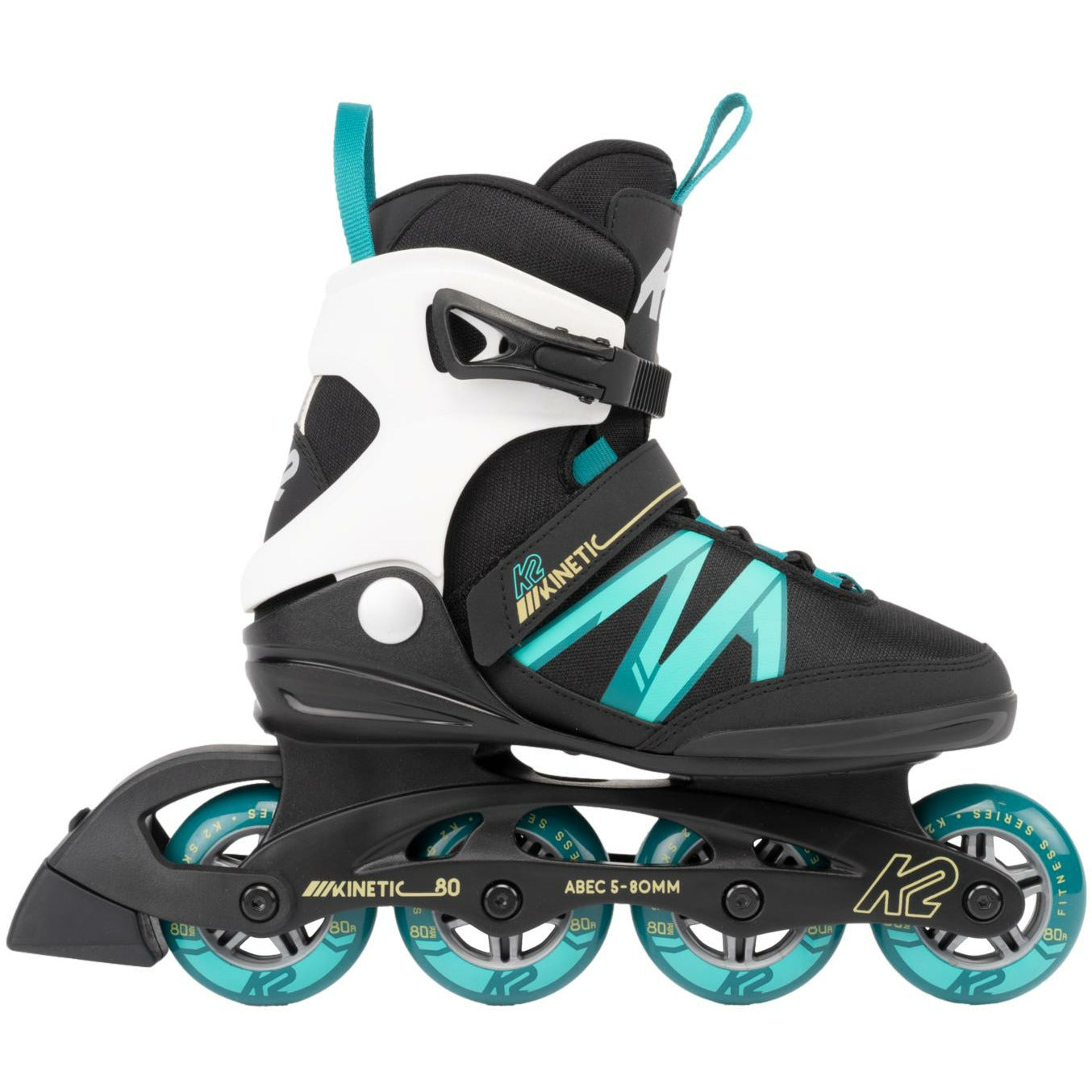 K2 SKATE KINETIC 8.0 - Womens Black/Turquoise