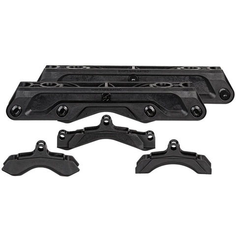 Kizer Shift Unlimited Superfluid Antirocker Inline Skate Frame Black