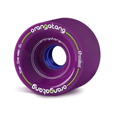 Orangatang 4President Purple 70mm / 83a Longboard Wheels