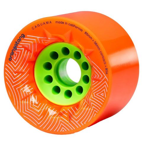 Orangatang Caguama 85mm 80A Longboard Wheels Orange