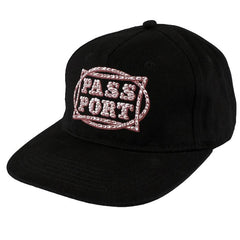 Pass-Port Goes Around Cap Black