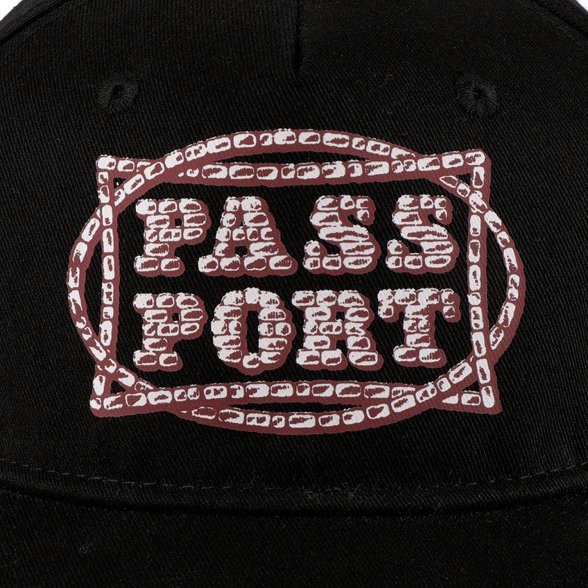 Pass-Port Goes Around Cap Black