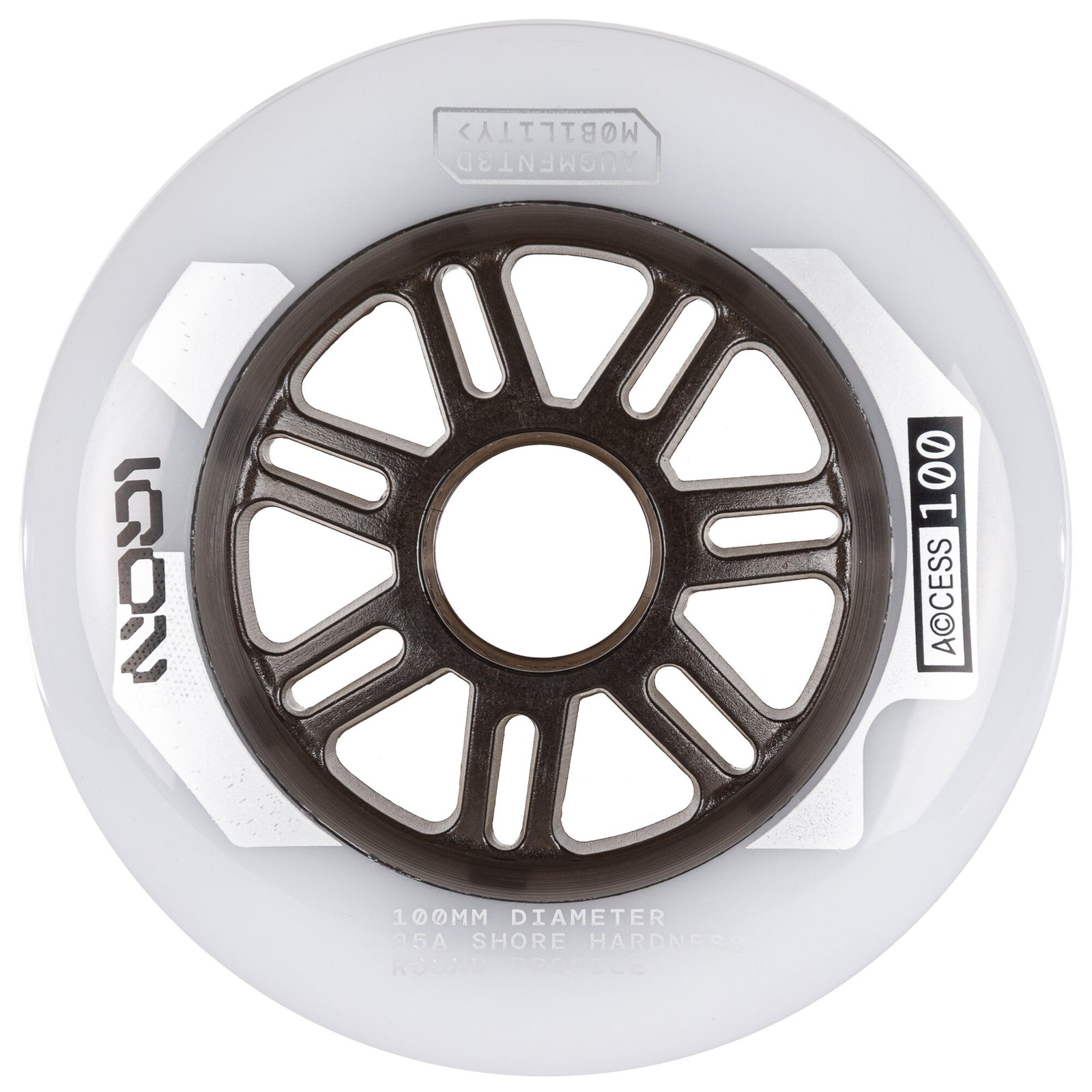 Powerslide IQON Access Combo Inline Wheels 100mm Natural - 3pack