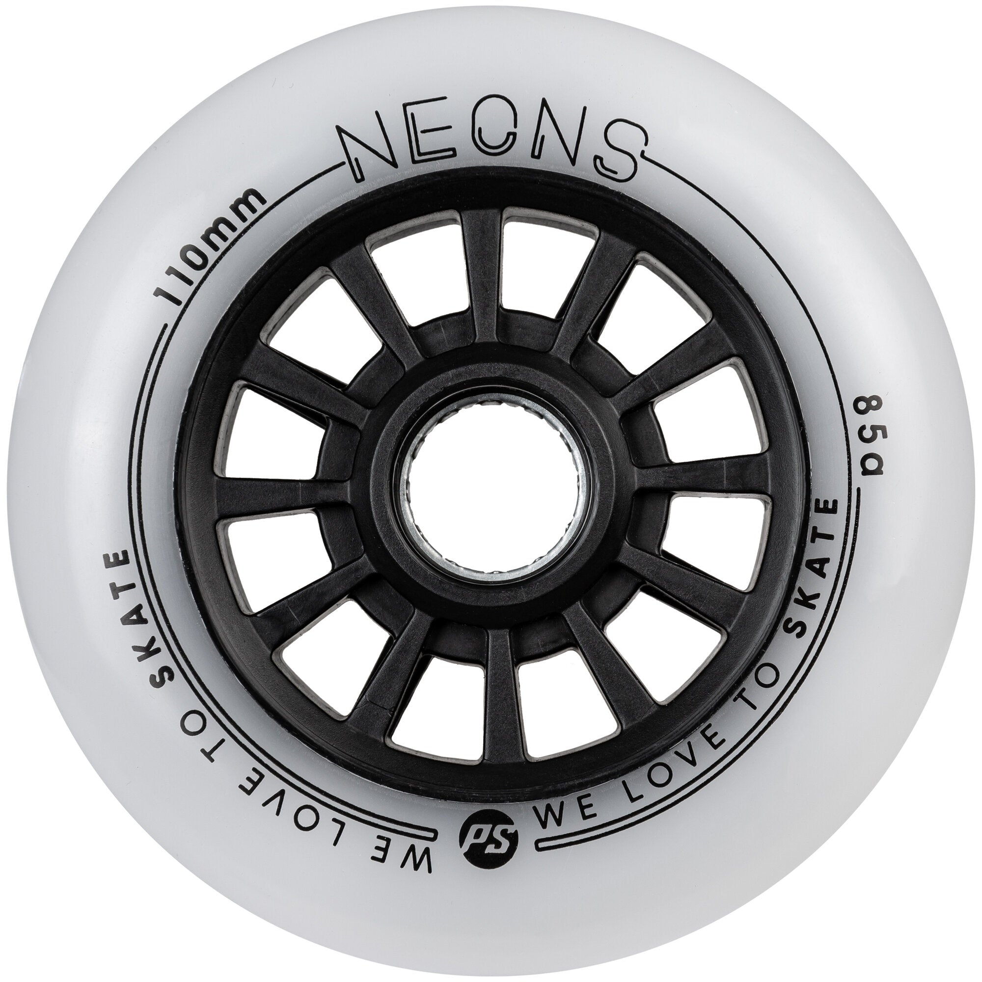 Powerslide Neons LED Inline Wheel 110mm 85a 3 Pack