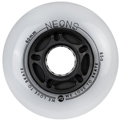 Powerslide Neons LED Inline Wheel 80mm 85a 4 Pack