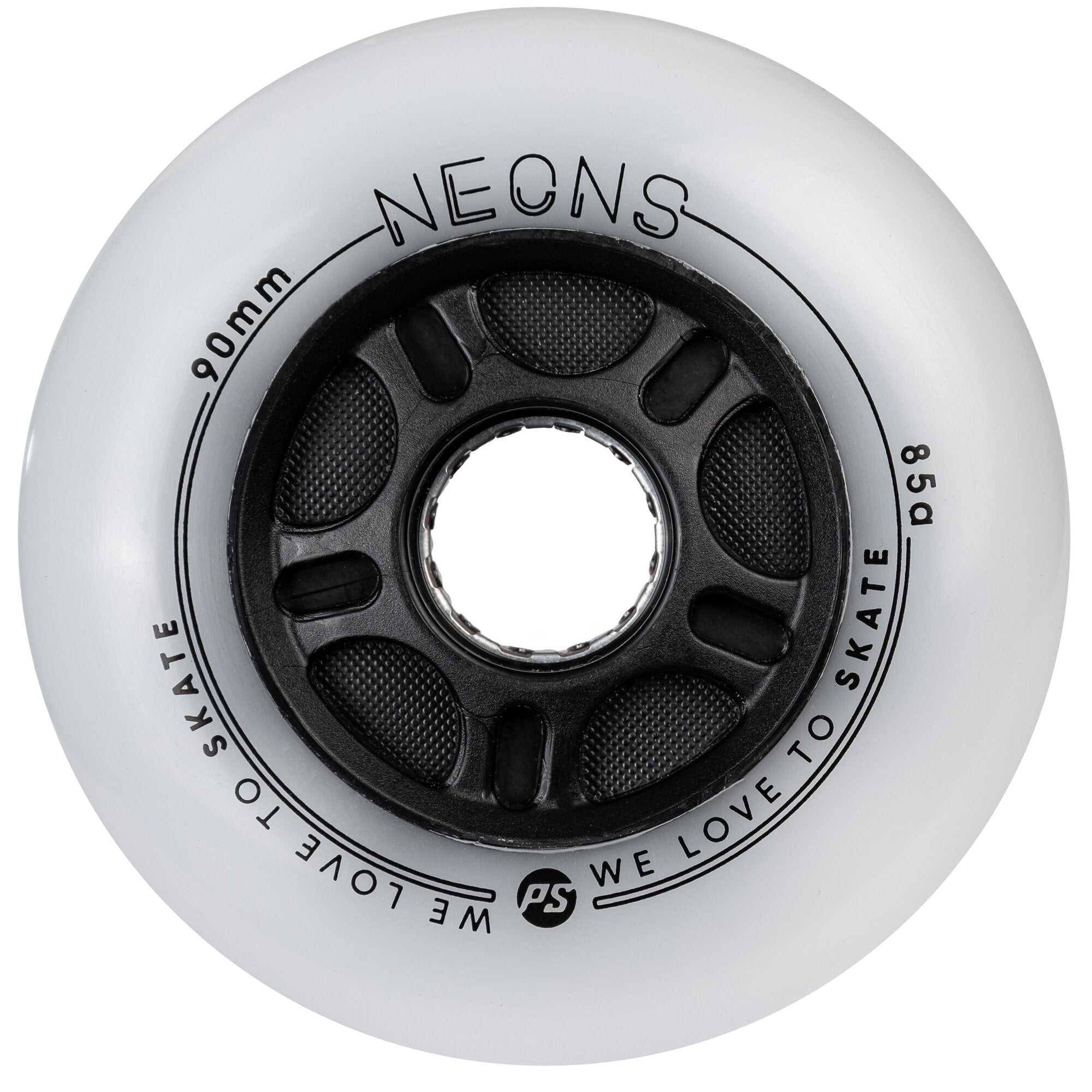 Powerslide Neons LED Inline Wheel 90mm 85a 4 Pack