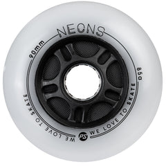 Powerslide Neons LED Inline Wheel 90mm 85a 4 Pack