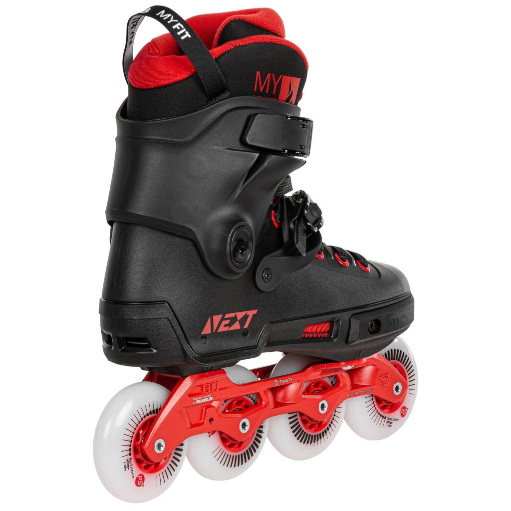 Powerslide Next Black Red 80 Mens Inline Skates