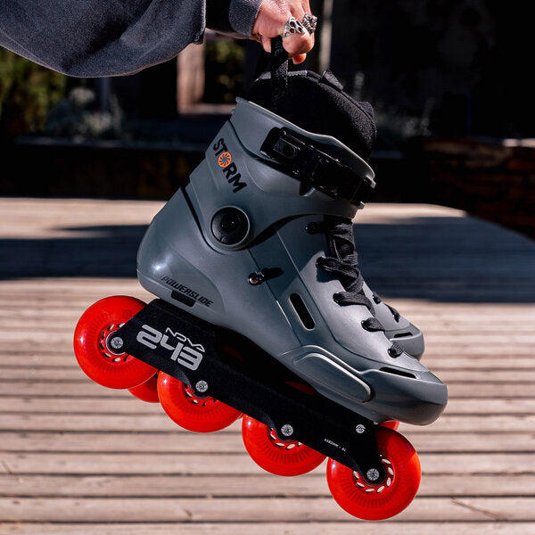 Powerslide Storm Meteor 80 Skates Grey