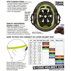 S-One Helmet Lifer Purple Matte