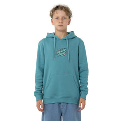 Santa Cruz Goal Flame Youth Hoody Ocean Blue