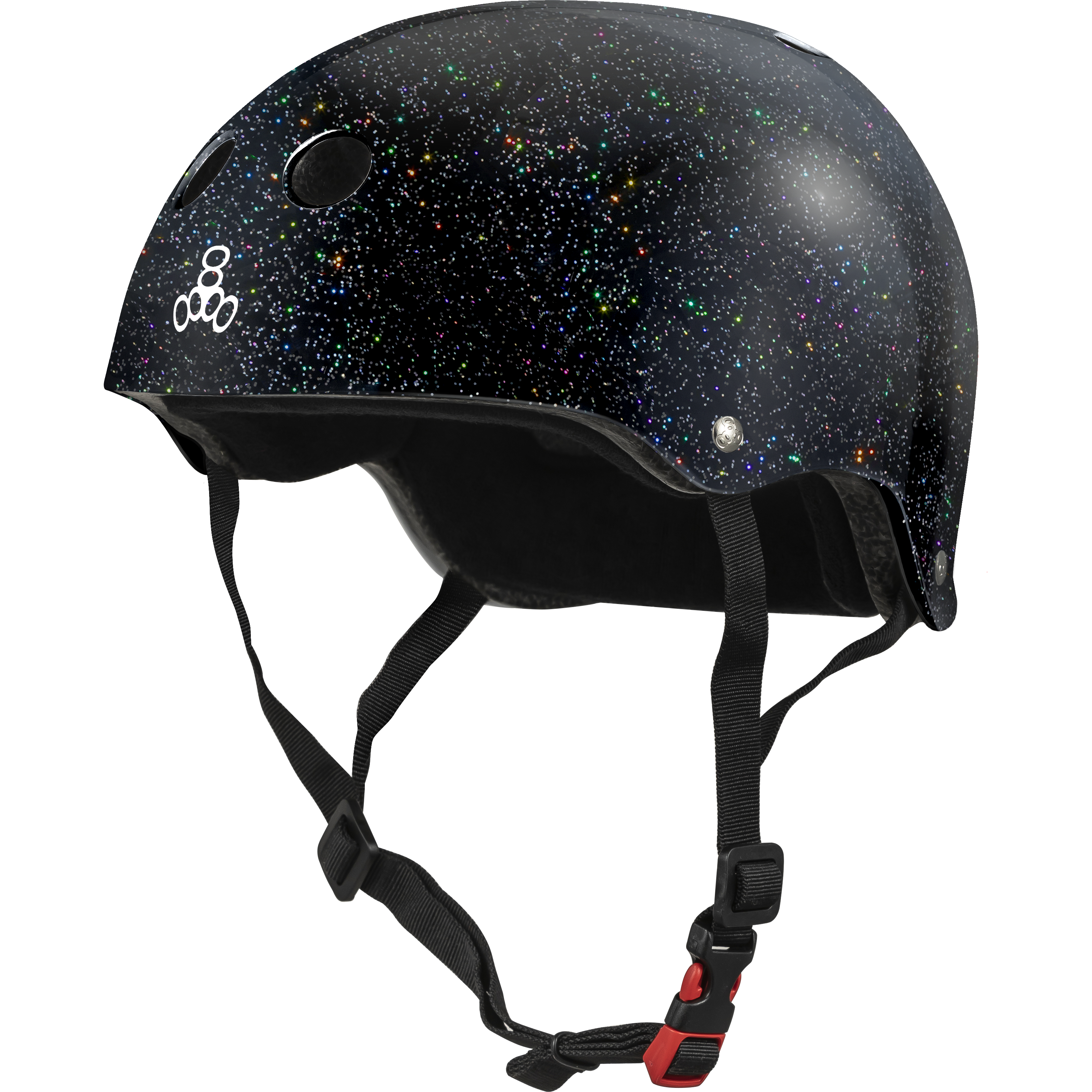 Triple 8 THE Certified Helmet SS Black Glitter