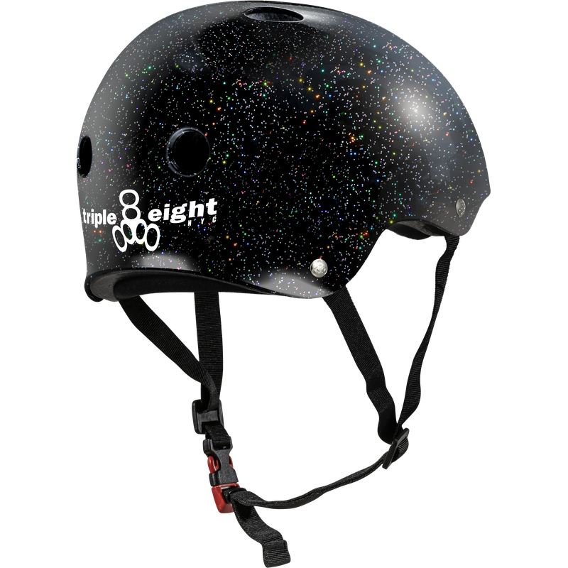 Triple 8 THE Certified Helmet SS Black Glitter