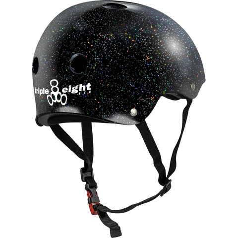 Triple 8 THE Certified Helmet SS Black Glitter