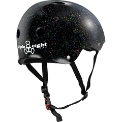 Triple 8 THE Certified Helmet SS Black Glitter