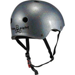 Triple 8 THE Certified Helmet SS Silver Glitter