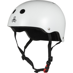 Triple 8 THE Certified Helmet SS White Glossy