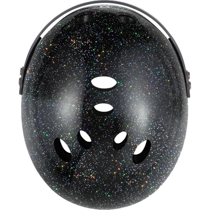 Triple 8 THE VISOR Certified Helmet SS Black Glitter