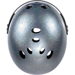 Triple 8 THE VISOR Certified Helmet SS Silver Glitter