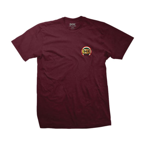 DGK Guerrero T-Shirt Burgundy