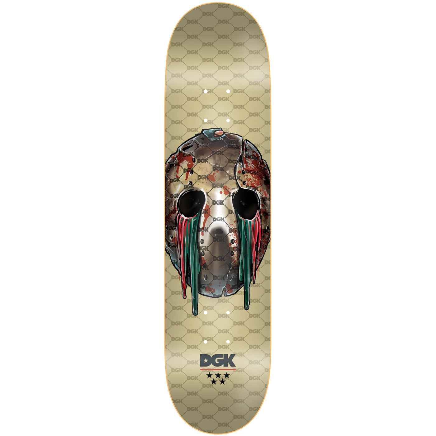 DGK Hooligan Jason Mask Skateboard Deck 8.06"