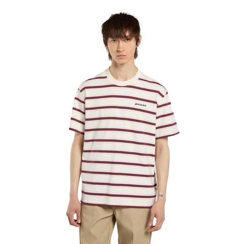 Dickies Stevensville Striped Tee Egret