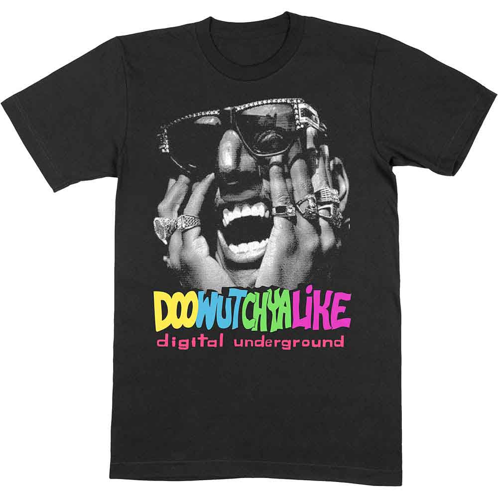 Digital Underground Unisex Tee Doowutchyalike Black