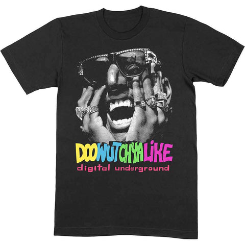 Digital Underground Unisex Tee: Doowutchyalike Black