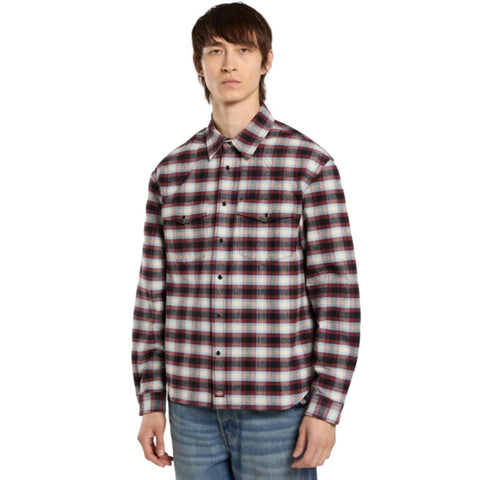 Dickies Flannel Button Up Shirt Black / Red