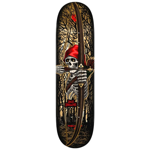 Powell Peralta Pro Zach Doelling Archer FLIGHT® Skateboard Deck Gold Foil - Shape 313 - 8.30 x 31.61