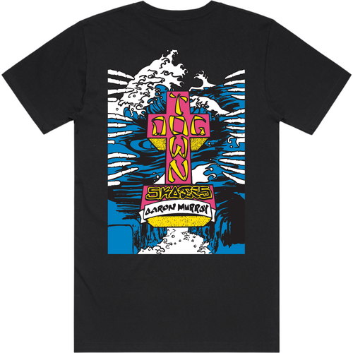 Dogtown Tee Aaron Murray Fingers 80s Black