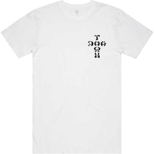 Dogtown Tee Eric Dressen Hands 80s White