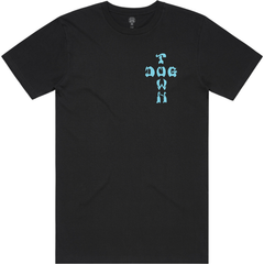 Dogtown Tee Blue/Grey Logo Black