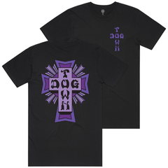 Dogtown Tee Purple Logo Black
